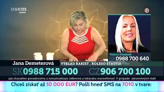 TV Osem - Jana Demeterová (24. května 2019)