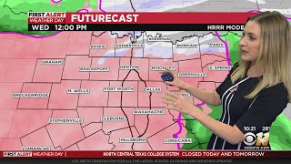 Ice storm warning goes into effect Wednesday morning