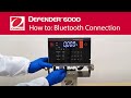 How to: Set The Bluetooth Connection - OHAUS Defender™ 6000 Washdown Bench Scale