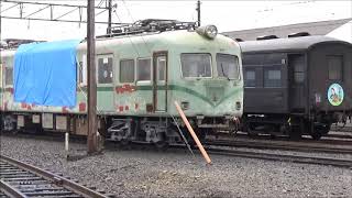 【ボロボロ！！元南海車入換】大井川鐵道 E101＋元南海21000系 新金谷駅