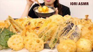 【ASMR / 咀嚼音】天ぷら定食 TEMPURA 튀김 【Eating Sounds】