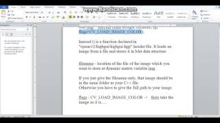 Opencv tutorial on Ubuntu using c++ basic tutorial 2