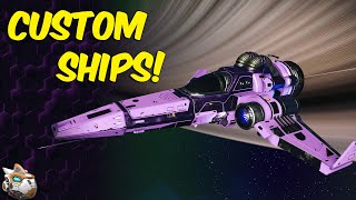 How To Build A Custom Ship! No Man's Sky Orbital Update