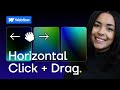 Horizontal Click and Drag in Webflow