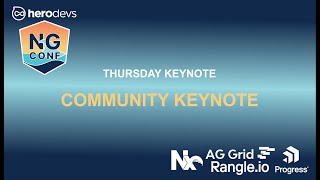 NG Conf 2024 Thursday Community Keynote