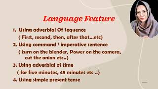 PROCEDURE TEXT ||DEFINITION||SOCIAL FUNCTION ||GENERIC STRUCTURE||LANGUAGE FEATURE ||EXAMPLE