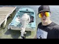 testing the new hydrofoil to see what it does to my boat