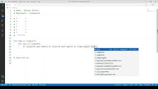 Alphabet U Python pattern