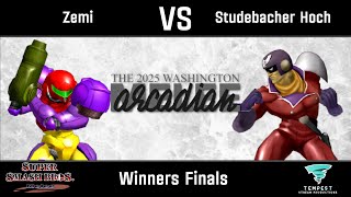 Zemi (Samus) vs Studebacher Hoch (Captain Falcon) - Melee Winners Finals -  WA Melee Arcadian 2025