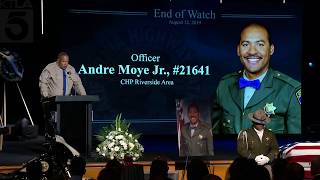 CHP Officer Andre Moye's Memorial Service