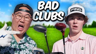 Can Top HS Golfer Beat Me With The Worst Clubs?