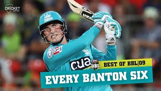The very best of Tom Banton: All of his BBL sixes | KFC BBL|09