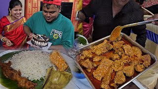 গুড্ডির সাধের অনুষ্ঠানে ভেটকি পাতুরি তোপসে ফ্রাই কাতলা কালিয়া 🔥| 7 months Baby Shower Ceremony