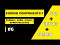 FORMIK COMPONENTS PART 1( FORMIK , FORM , FIELD , ERROR MESSAGE ) #nextjs13 #formik #formvalidation