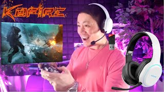 KOFIRE 2.4GHz Wireless Gaming Headset | 3D Stereo Sound \u0026 Vibration Feedback!