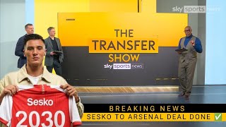 🚨FIRST ARSENAL SIGNING!! 🤯 Benjamin SESKO to Arsenal COMPLETE ✅ HERE WE GO!! Fabrizio Romano 🔥💯✅