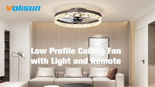 Installation video of  VOLISUN ceiling fan lights