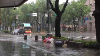 9月27日 台北で台風17号に遭遇 その1