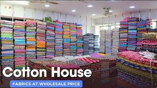 यह है असली Wholesale रेट !| COTTON FABRIC WHOLESALE MARKET