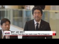 Pres. Park Geun－hye meets Japanese PM Shinzo Abe in Singapore   박대통령， 아베총리와 싱가포르