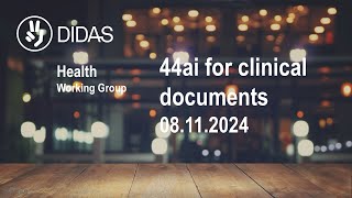 DIDAS Health - 44ai for Clinical Documents