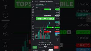 TRADING MNQ FUTURES ON TOPSTEPX MOBILE #topstepx #TOPSTEP #MNQ #NQ #FUTURES