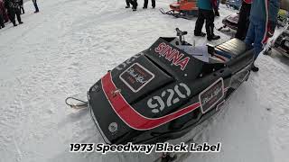 1973 Speedway Black Label Snowmobile