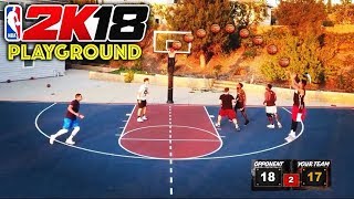 NBA 2K18 PARK IN REAL LIFE!!! (2Hype Edition)