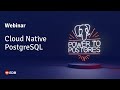 Webinar: Cloud Native PostgreSQL (a Kubernetes Operator) with Gabriele Bartolini