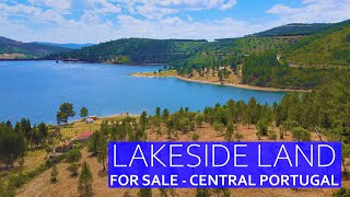 LAKESIDE LAND WITH SLATE RUIN FOR SALE - CENTRAL PORTUGAL CHEAP PROPERTY