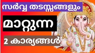 സർവ്വ തടസ്സങ്ങളും മാറ്റുന്ന 2 കാര്യങ്ങൾ | jyothisham  I  മന്ത്രം