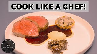 FINE DINING AT HOME | FILET MIGNON, TARTLET WITH LIVER PÂTÉ \u0026 TRUFFLE