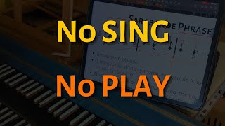 If You Can't Sing, You Can't Play