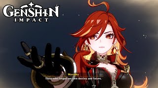 Mavuika Pyro Archon Backstory Cutscene Animation | Genshin Impact 5.0