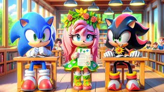 Brewing Cute Baby SONIC \u0026 AMY Get An F At School? SHADOW Don't Laugh🤣 Sonic The Hedgehog 3 Animation