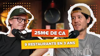 Edouard Hausseguy - 9 restaurants et 25M€ de CA en 3 ans