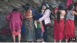 ganga snan pryagraj magh Mela | गंगा स्नान खुला | ganga snan open bath | गंगा स्नान इलाहबाद माघ मेला