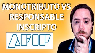 Diferencia entre Monotributo y Responsable Inscripto AFIP ARGENTINA ✅
