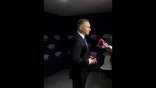 Davos. Prezydent spotyka się z polskimi mediami
