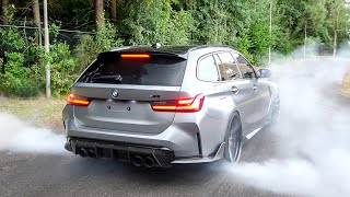 THE LOUDEST BMW M3 G81 Touring EVER - BURNOUTS AND DRAG RACING!