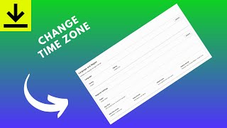 how to change time zone in docusign