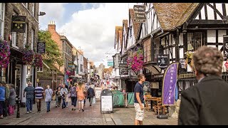 Canterbury walk | walking from Canterbury high street to Westgate and Dane John gardens