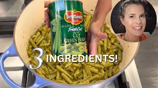 Granny’s Green Beans - Add 3 Ingredients to Canned Green Beans - Tastes Like Granny Made Them!