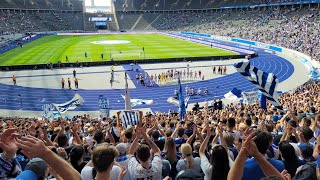 Ekstase nach dem 5:0-Hertha-Sieg gegen Fürth! | "Blau-weiße Hertha nur du": Neues Lied mit Text