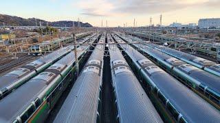 国府津車両センター 陸橋 JR東日本 小田原市高田 2025/02/18