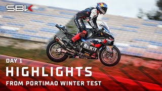 Day 1 HIGHLIGHTS 🎢 | #WorldSBK Portimao Winter Test