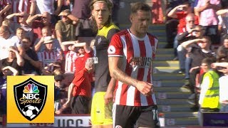 Billy Sharp sent off for leg kick against Southampton | Premier League | NBC Sports