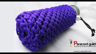 How to make a paracord bottle wrap- the chain sinnet