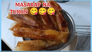 Nagluto po Ako ng masarap na TURON😋😋😋#sagingsaba #raffmixtv