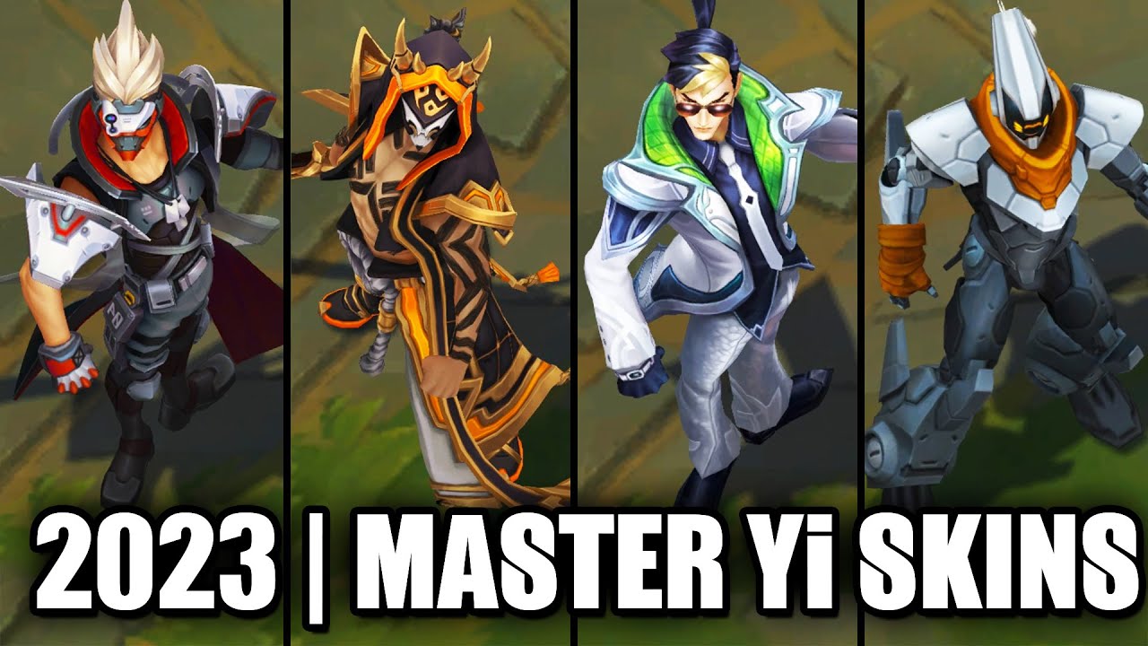 ALL MASTER YI SKINS SPOTLIGHT 2023 | League Of Legends - YouTube